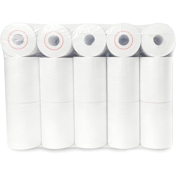 20 Rolls Thermal Printer Paper, Glossy Thermal Printer Paper for Autorefractor and Lensmeter Printer, 57mm X 30MM, Diameter 26mm, Suitable For Optical store