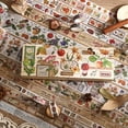 thumbnail image 1 of 20 Rolls Vintage Plant Flower Washi Tape Set 5 Different Width Masking Tape For Notebook Scrapbooking Journaling Supplies Junk Journal Bullet Journal DIY Art Crafts, 1 of 17