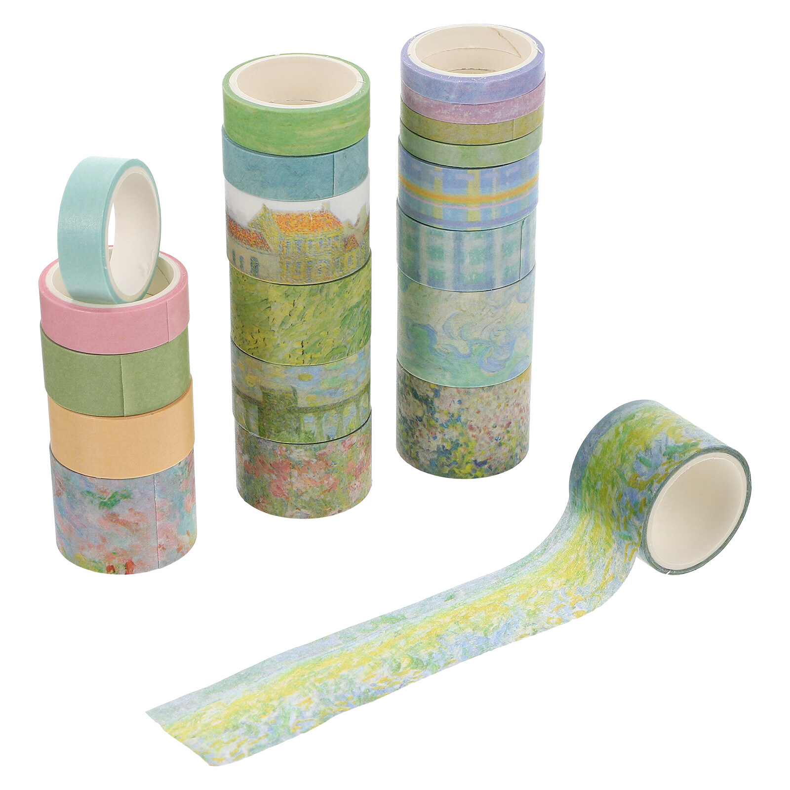 20 Rolls Washi Tape Set Stickers Tape Decals Celo Planner Masking Tapes