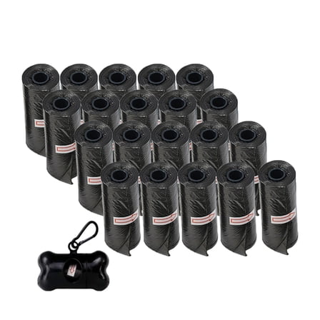 20 Rolls of 300 Dog Poop Bags with Dispenser Thickened and Leakproof Odorless Guaranteed