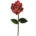 thumbnail image 1 of 20" Rusty Rose Velvet Peony Flower Spray Stem, 1 of 1