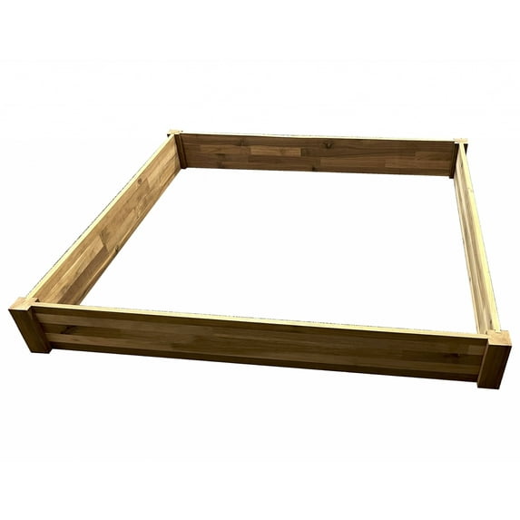 48" Premium Square Hardwood Vegetable and Flower Bed