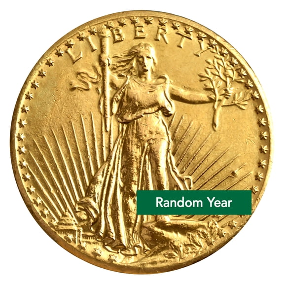 $20 Saint-Gaudens Gold Double Eagle - Cleaned - Walmart