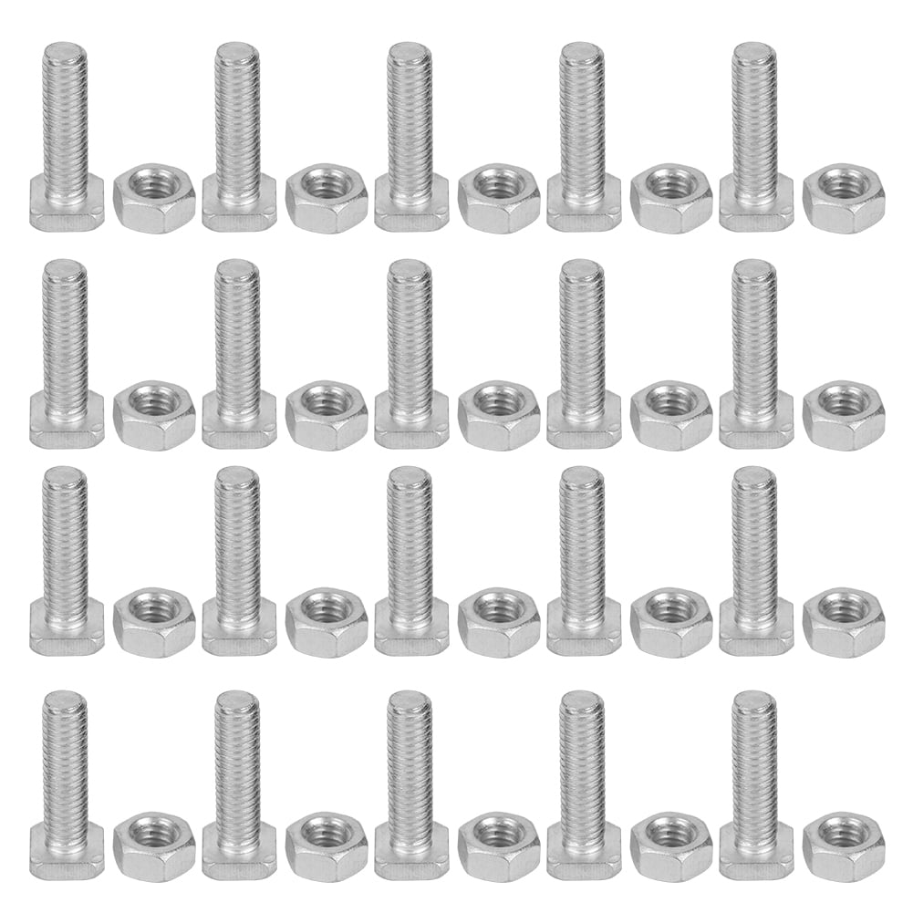 20 Set 22mm M6x22 Bolts And M6 Nut Aluminium Nuts Bolts Set Tool 20-set-22mm-m6x22-bolts-and-m6-nut-aluminium-nuts-bolts-set-tool