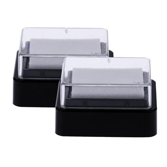 20 Set Blank No Color Empty Stamp Pad Ink Pad pads For Ink Refill DIY Finger Printing Card Making Painting Stampers - 30x33mm