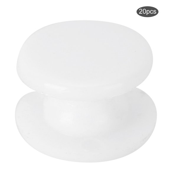 20 Set Face Shield Button Dust Proof Outdoor Adjustable Transparent Face Shield Button Bienvenido