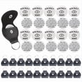 thumbnail image 1 of 20 Set Pocket Hug Tokens with PU Leather Keychains, Stainless Steel Inspirational Tokens with Positive Messages, Encouragement Gifts for Friends, Kids, Family, Long Distance Support Gifts, 1 of 7