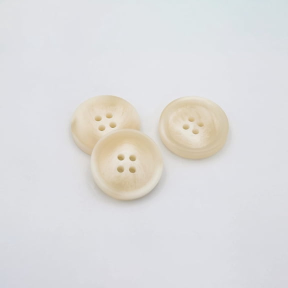 20/Set Resin Button Clothes Sewing Snaps Blazer Shirts 4 Holes Buttons (20mm, White)
