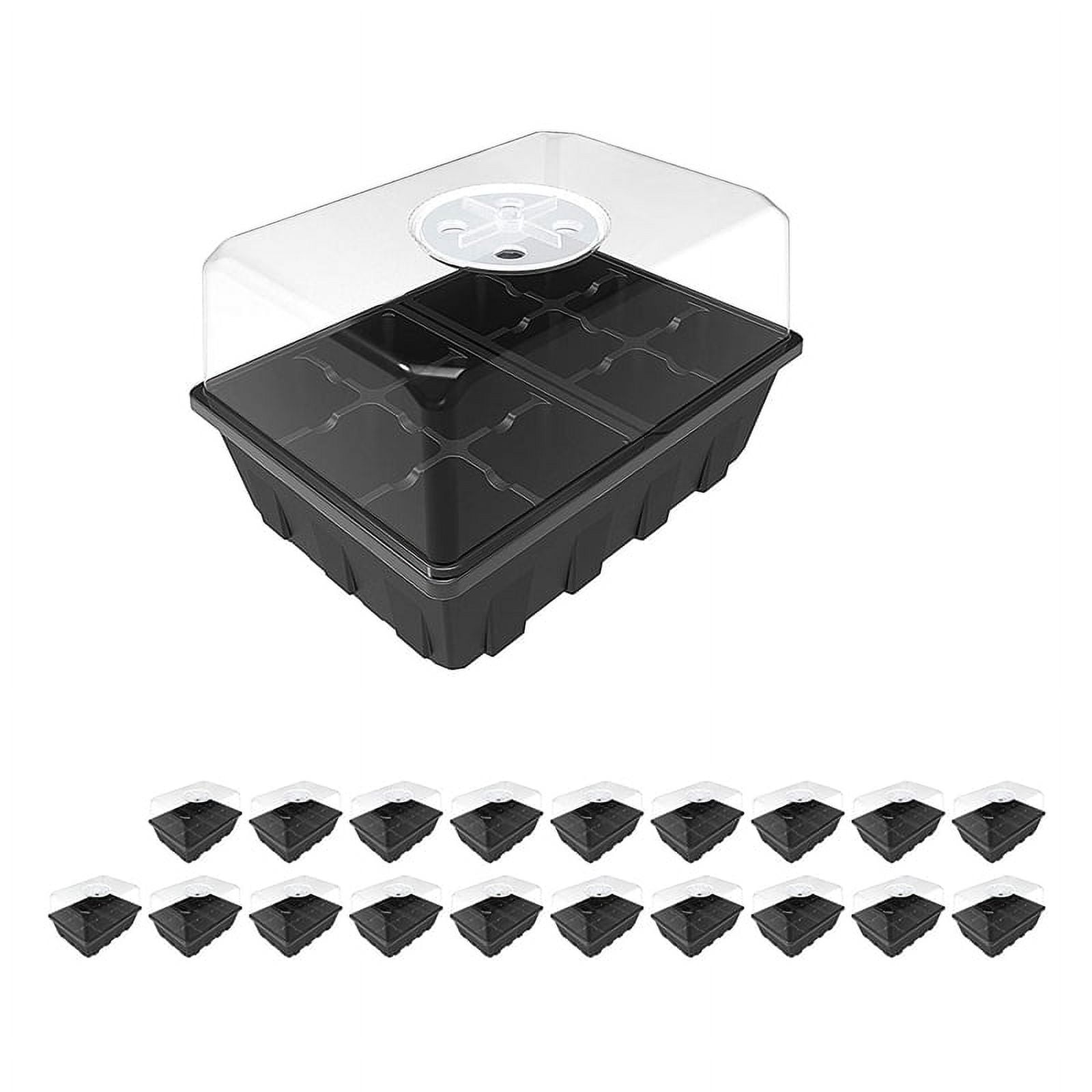20Set Seed Starting Trays Garden Propagator Set,with 240Cell