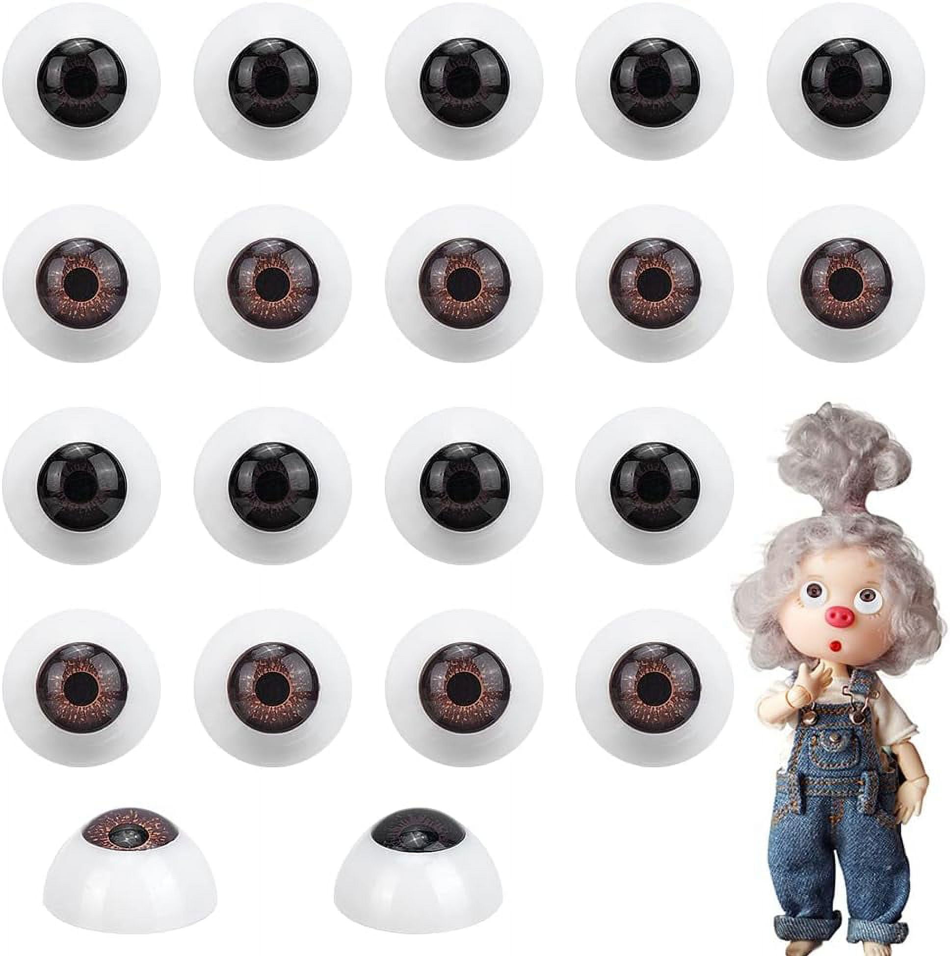 120 Pcs Halloween Eyeballs - Realistic Plastic Acrylic Horror Props For Party Decorations