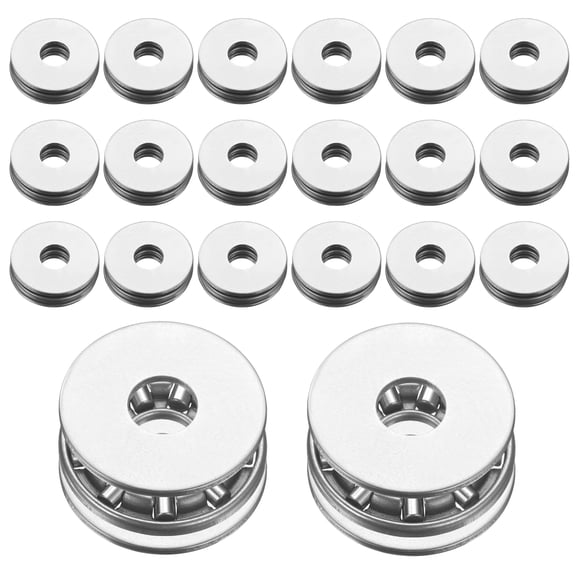 20 Sets AXK0819 Thrust Needle Roller Bearings with 40 Washers, Chrome Steel Needle Roller Bearings, ID 8mm, OD 19mm, Thickness 4mm