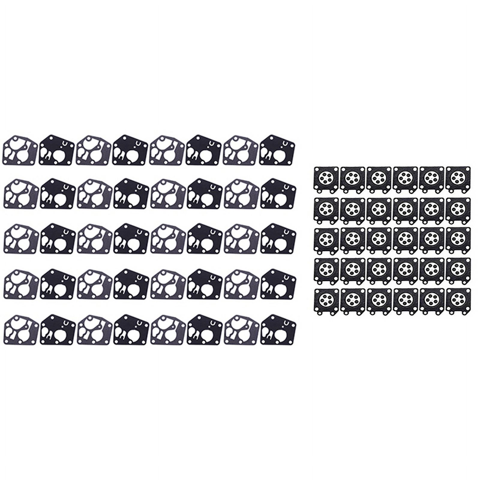 20 Sets Carburetor Diaphragm Gasket Kits with 50Pcs Carburetor Parts