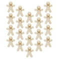 thumbnail image 1 of 20 Sets DIY Wood Cutouts Unfinished Christmas Theme Gingerbread Man Wooden Cutouts, 1 of 6