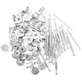 20 Sets Furniture Fixing Screw Locking Cam Dowels for Drawer
