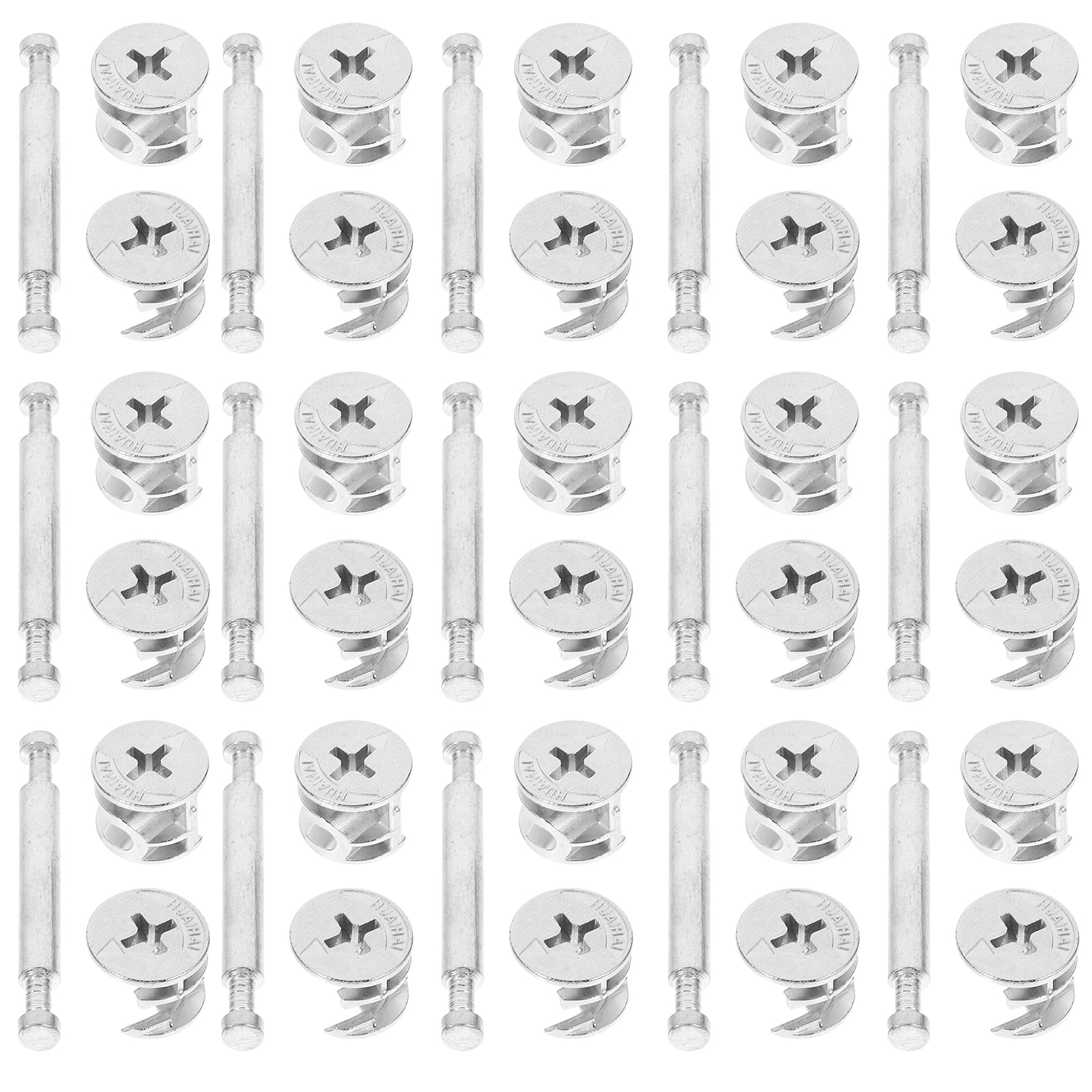 20 Sets Furniture Cam Dowel Fittings Furniture Fasteners Connecting