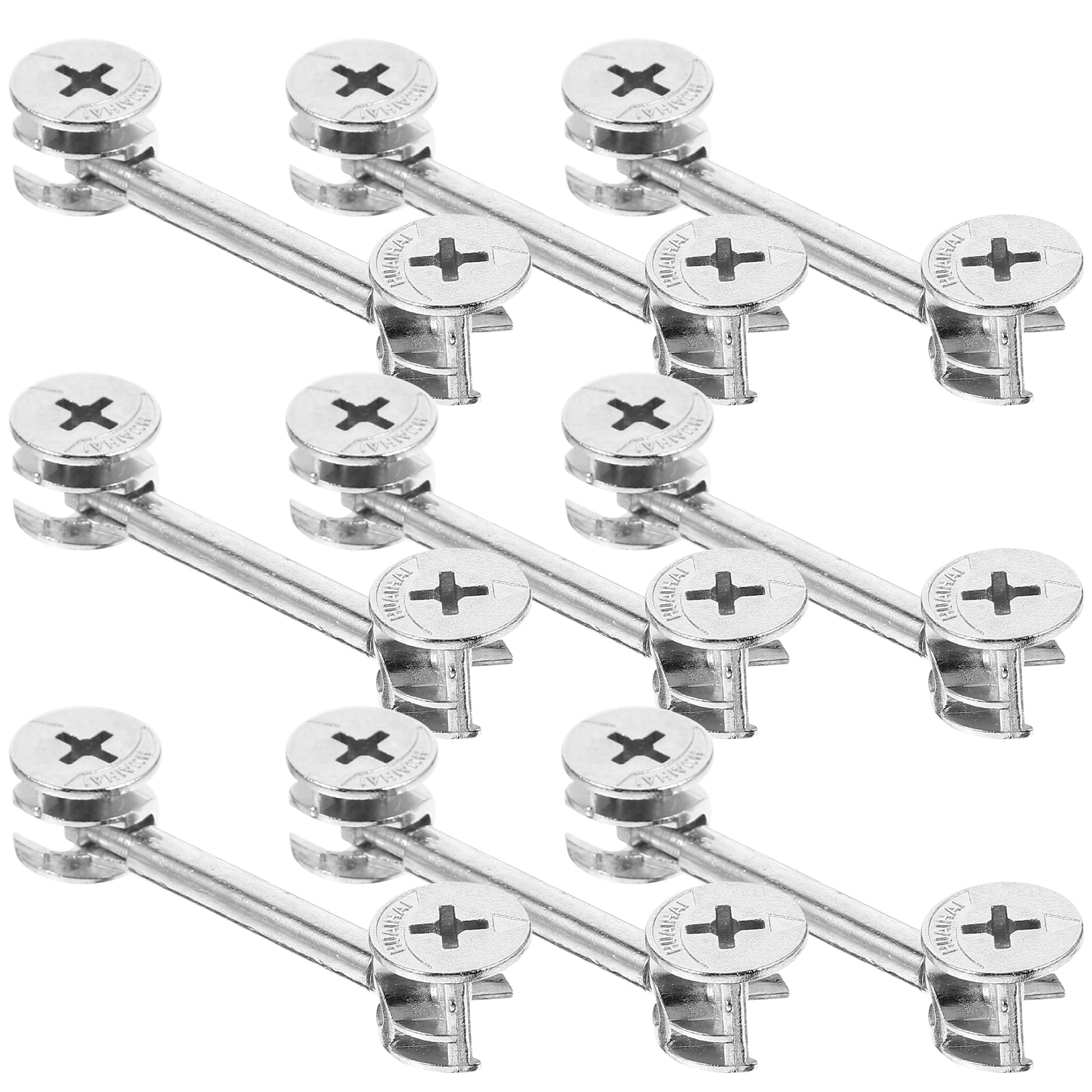 20 Sets Furniture Connecting Cam Fittings Kit Connectors Dowels ...