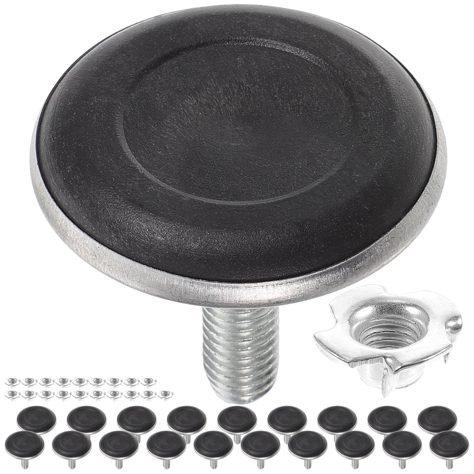 20 Sets Heavy Duty Desk Floor Mat Adjustable Furniture Feet Swivel