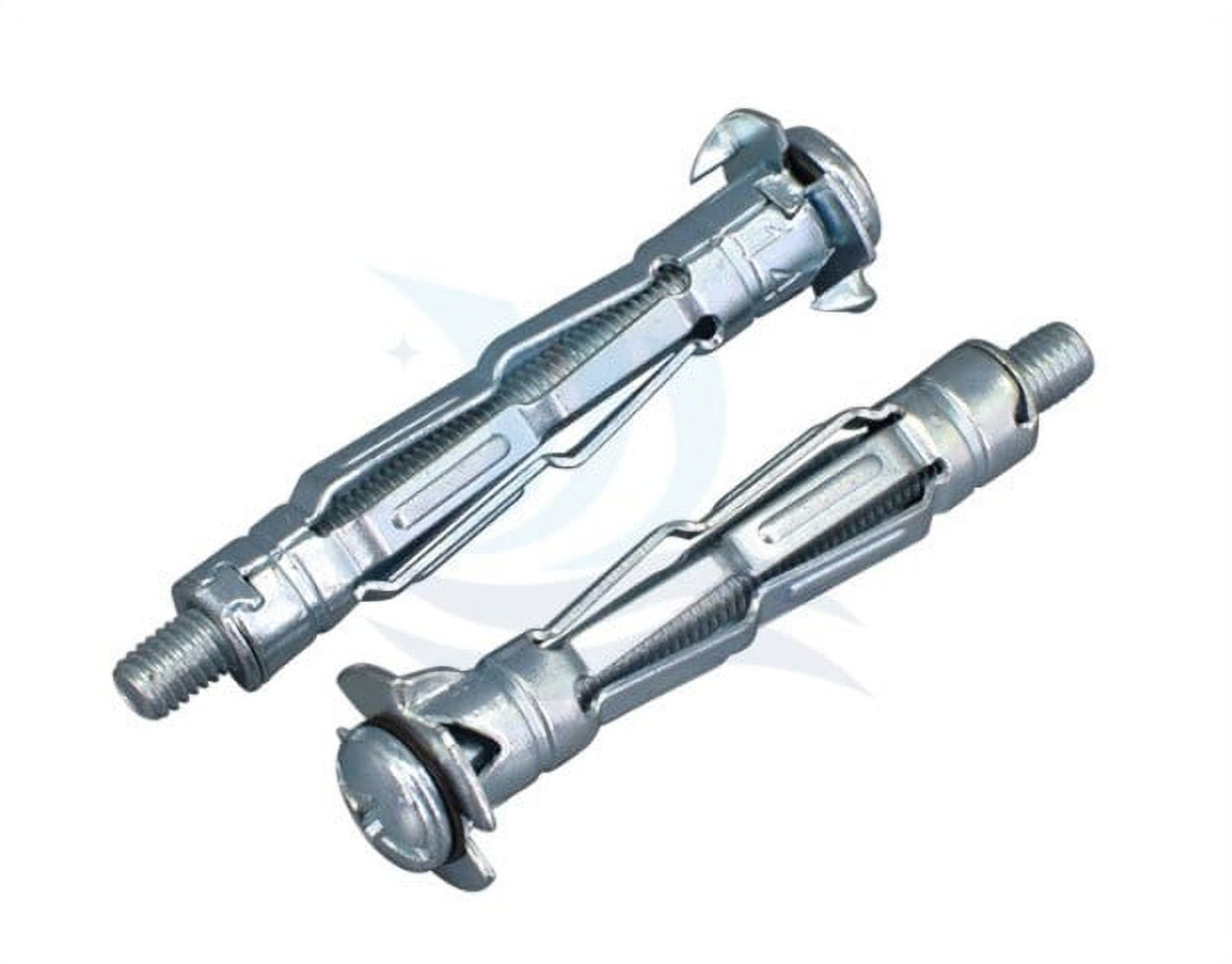 20 Sets Hollow Door Anchor Hollow Door Screw for Sheet Anchor Bolts for Door Fixing