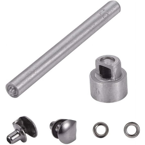 20 Sets Lace Hooks Brass Safety Shoelace Buckles with Installation Tool for Camp Hike Climbing Repair Leather Shoes Repair Buckle Hooks Accessories Gunmetal