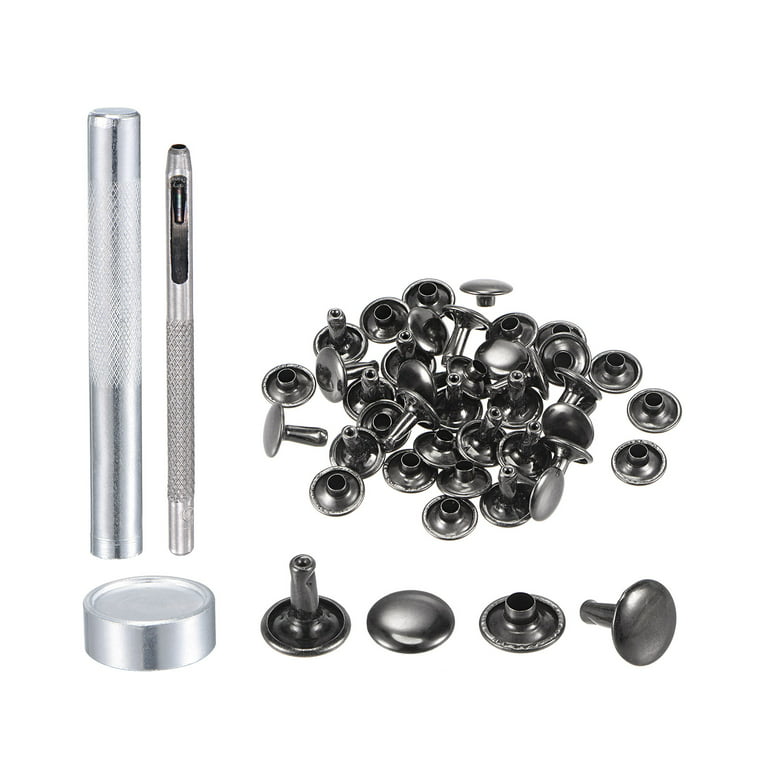 Craft Tools 6mm 8mm Metal Double Cap Rivets Studs Round Rivet For