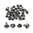 thumbnail image 1 of 20 Sets Leather Rivets Dim Gray 6mm Double Cap Brass Rivet Studs, 1 of 5
