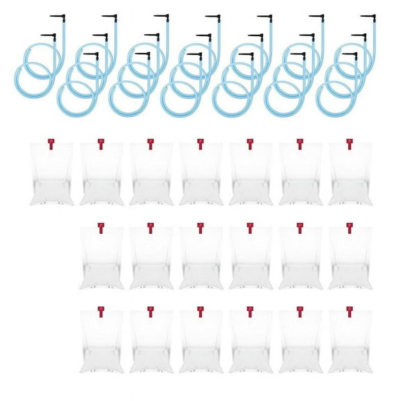 20 Sets Maple Syrup Tapping Kit Include 20 Maple Tree Taps Spiles 20 Pcs 35In Maple Syrup Tubes 20 Pcs 8L -Clear Bags