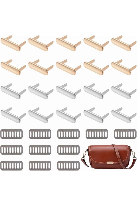 20 Sets Metal Blank Stamping Tags 2 Colors Metal Oval Blank Name Labels with Shim Alloy DIY Handmade Logo Labels