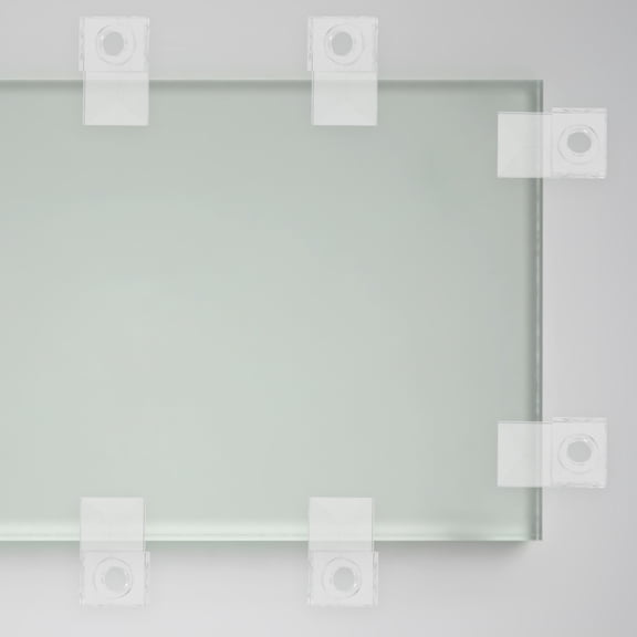 20 Sets Mirror Hanging Kit with Mirror Brackets, Holder Clips, and Hangers for Wall Mounting and Secure Installation