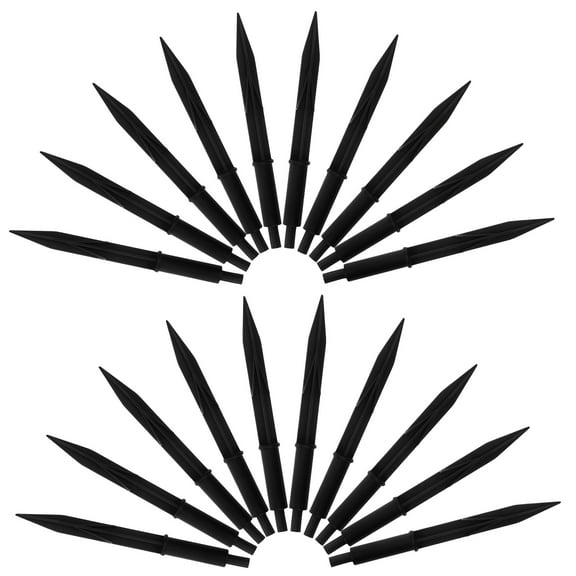 20 Sets Outdoor Light Ground Pole Pavilion Driveway