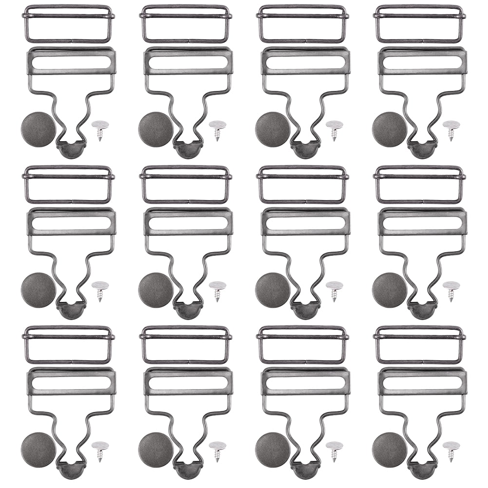 20 Sets Overalls Button Hook Gourd Buckles Replacement Overalls Buckles