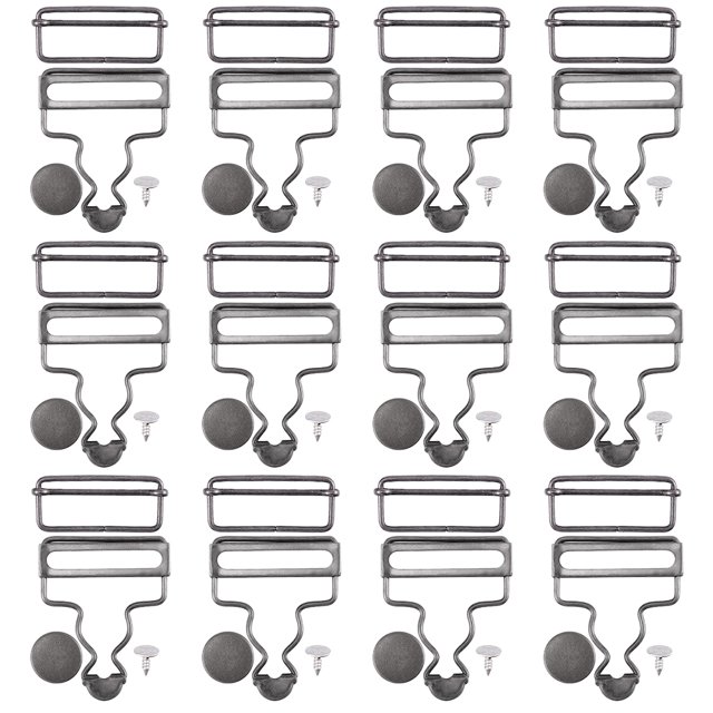 20 Sets Overalls Button Hook Gourd Buckles Replacement Overalls Buckles