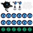 20 Sets Plastic Eyes Craft Safety Eyes for Crafts Crochet Toy and ...