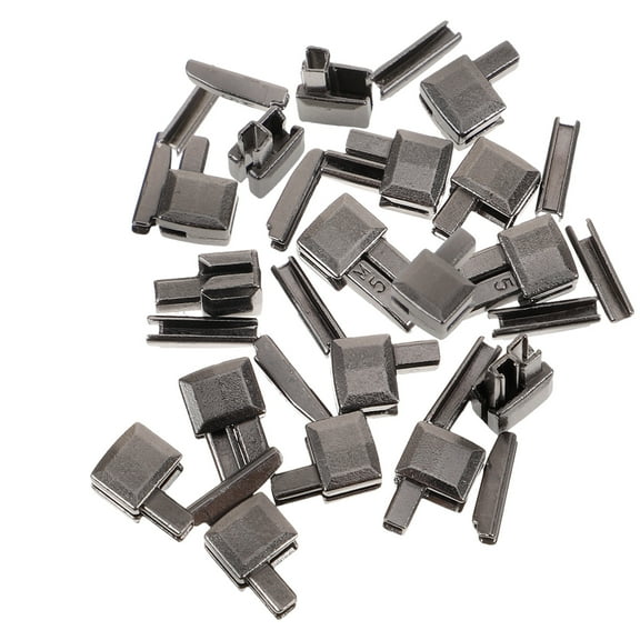 20 Sets Practical Zipper Stops Zipper Replace Stops Convenient Zipper Stops Zipper Stops Accessories