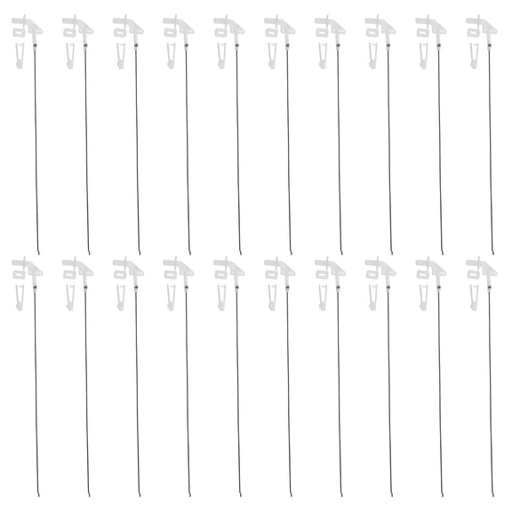 20 Sets Pushrod Connector Linkage Stopper RC Plane Control Horns Parts for RC Airplane Plane Boat Accessories Replacement