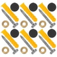 thumbnail image 1 of 20 Sets Screw Cap Mirror Fasteners Decorative Glass Screw Decorate Mirror Nails Nickel-plated Iron 3.50X1.50X1.50CM, 1 of 6