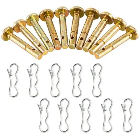 20 Sets of Shear Pins & Cotter Pins for Snowblower - 738-04124 and 714-04040 Replacement Shear Pin Kits Compatible with MTD Craftsman Cub Cadet Troy Bilt Snowblowers