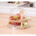 thumbnail image 1 of 20 Sets Silver Charcuterie Domes With Lids, Charcuterie Cups With Sticks, Appetizer Cups For Parties, Charcuterie Box, Dome Containers, Single Cupcake Containers, Charcuterie Favor Cups Catering Cups, 1 of 9