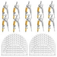 thumbnail image 1 of 20 Sets Student Protractor and Compass Set - Geometry Math with Pencil Compass, 180 Degree, 1 of 4