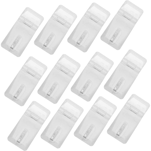 20 Sets Transparent Doors Locks Mini Hinges Mount Cabinet Crystal Jewelry Buckles Buckle Multi-Function Door Practical Hasps Hinge Hasp for Luggage Safe Latches Clear