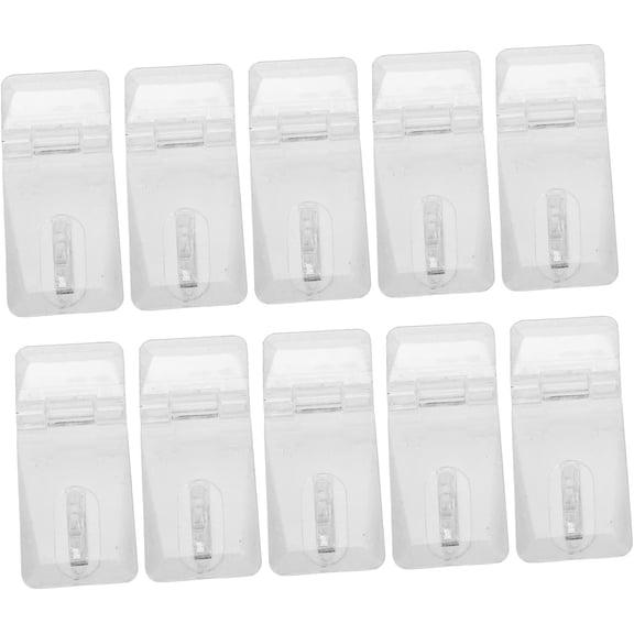 20 Sets Transparent Lock Mini Accessories Luggage Accessories Heavy Duty Hinges Locking Hasp Latch Plastic Box Lock Hasp Acrylic Lock Acrylic Buckle Latch Acrylic Lock Buckle Box