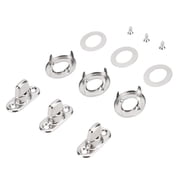 20 Sets Zinc Alloy Twist Lock Fasteners with Installation Screws for Marine Canvas Tarp Grommet Eyelet Stud Mounting Canvas Marine Fastener Turn Buttons