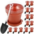 20 Sets of Cupcake Plant Nursery Pots Decorative Flower Pots with