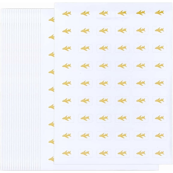 20 Sheeet Airplane Planner Stickers Flying Planner Crafting Aesthetic Sticker Travel Map Airplanes Stickers