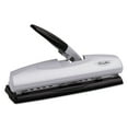 thumbnail image 1 of "20-Sheet Lighttouch Desktop Two- To Seven-Hole Punch, 9/32"" Holes, Silver/black | Bundle of 5 Each", 1 of 3