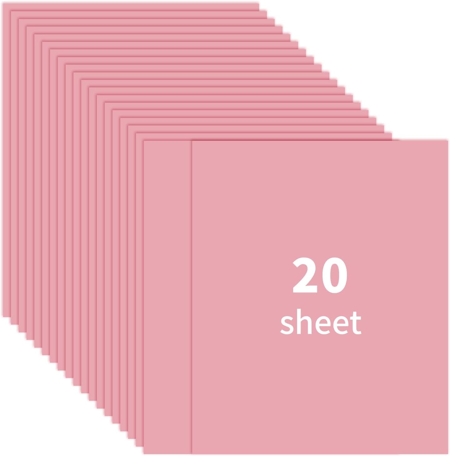20 Sheet Paver Red/Wine/Burgundy Cardstock 8.5x11",250gsm Thick Paper
