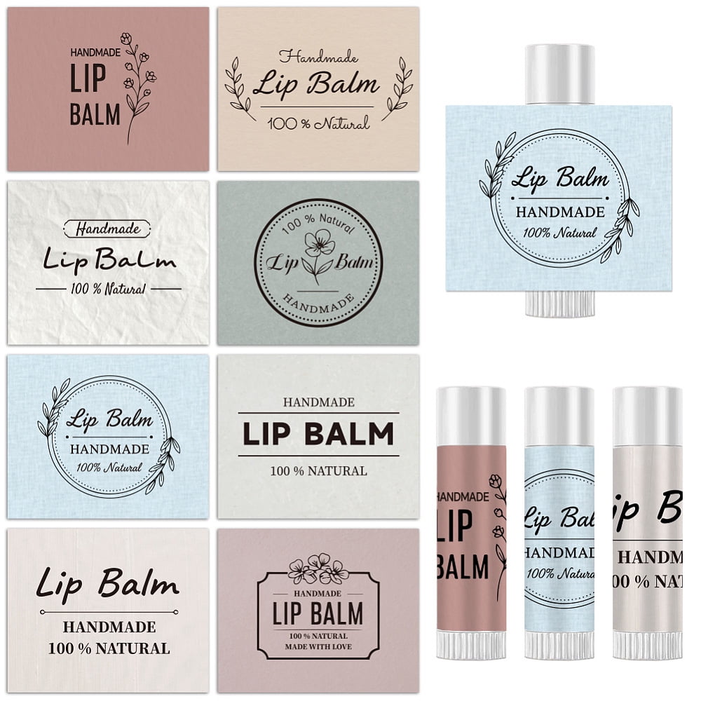 Lips Sticker Word 20 Sheet Picture Stickers for Lip Balm DIY Paper Stickers Labels Word ...