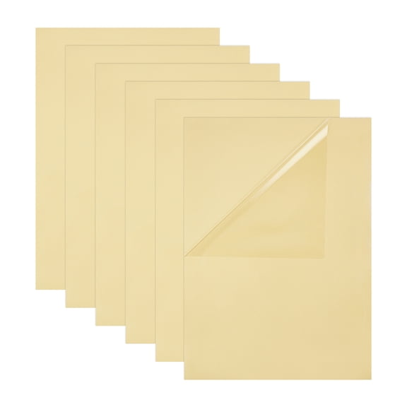 20 Sheet Transparent Self-Adhesive PET Printable Sticker Paper for Laser Printer Clear 42.2x29.8x0.02cm