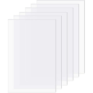Clear Plastic Sheet, 8-1/2 x 11, 3-Pack