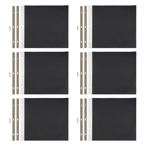 Recollections 20 Sheets (120 total) 12" x 12" Black Scrapbook Refill Pages - Memory Book Page Refills - Bulk 6 Pack