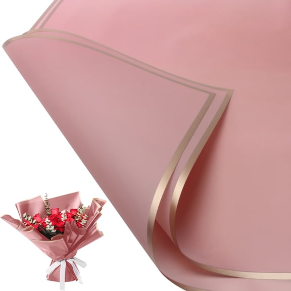 20 Sheets 23x23 Inch Florist Supplies Flower Wrapping Paper Translucent Waterproof Bouquet Sheets for Mother's Day and Home Decor